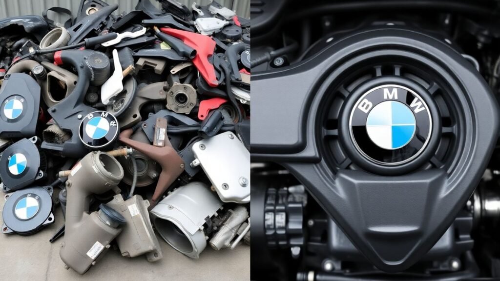 BMW parts comparison: wreckers vs. new