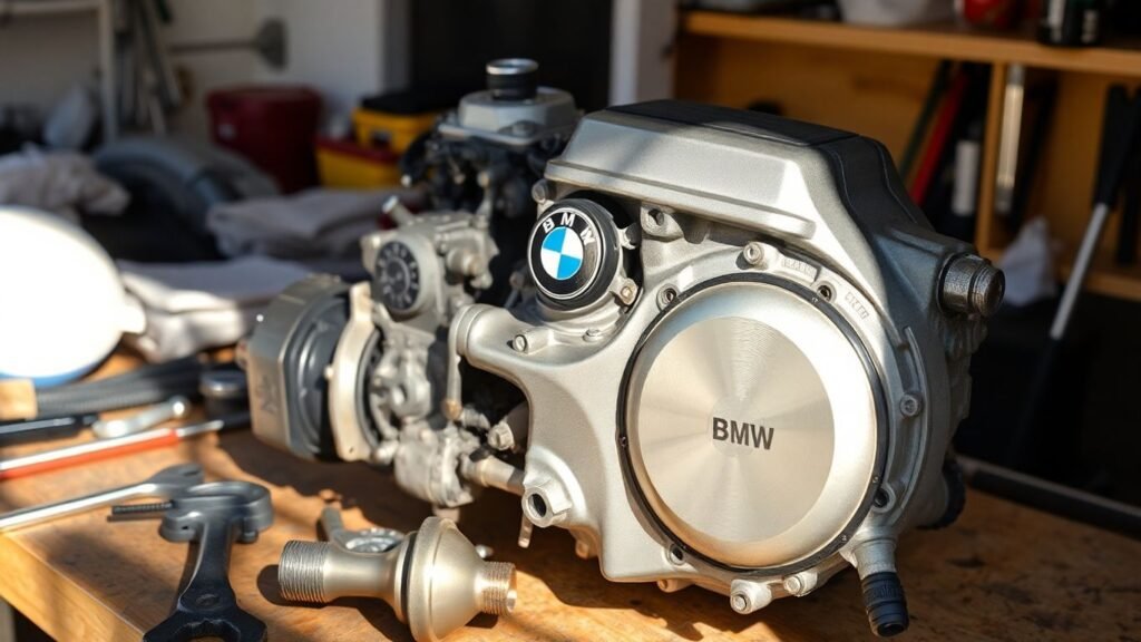 BMW engine parts for restoration