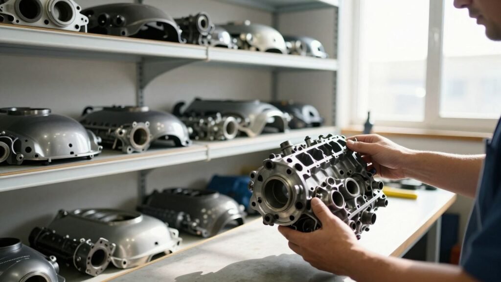 BMW car parts in a wrecking yard on the Sunshine Coast.