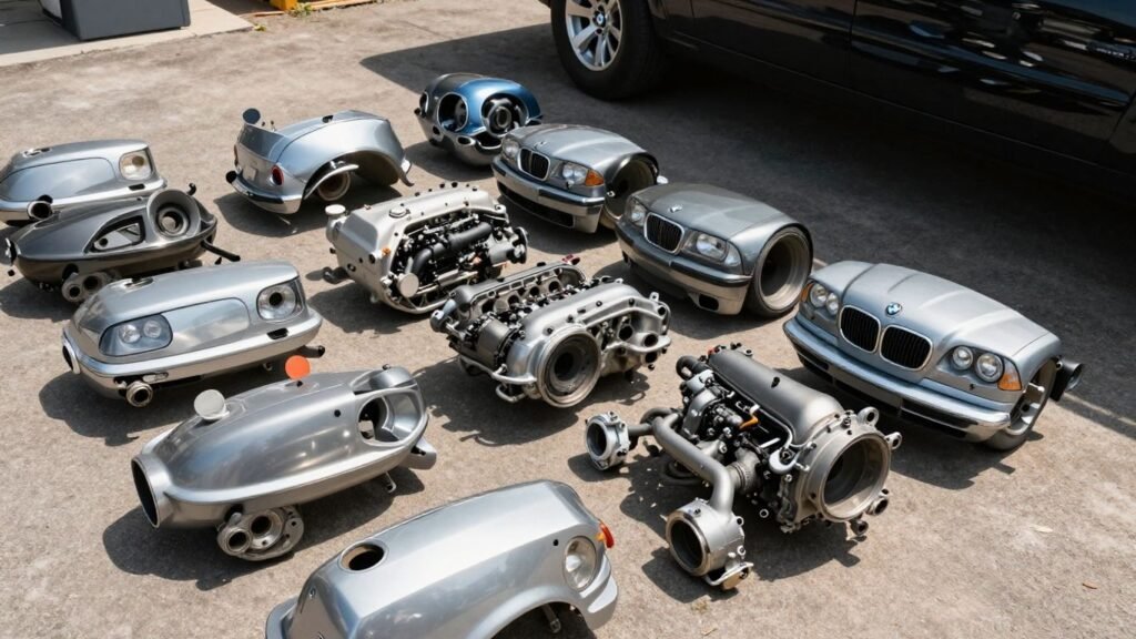 BMW 5 Series car parts for sale.