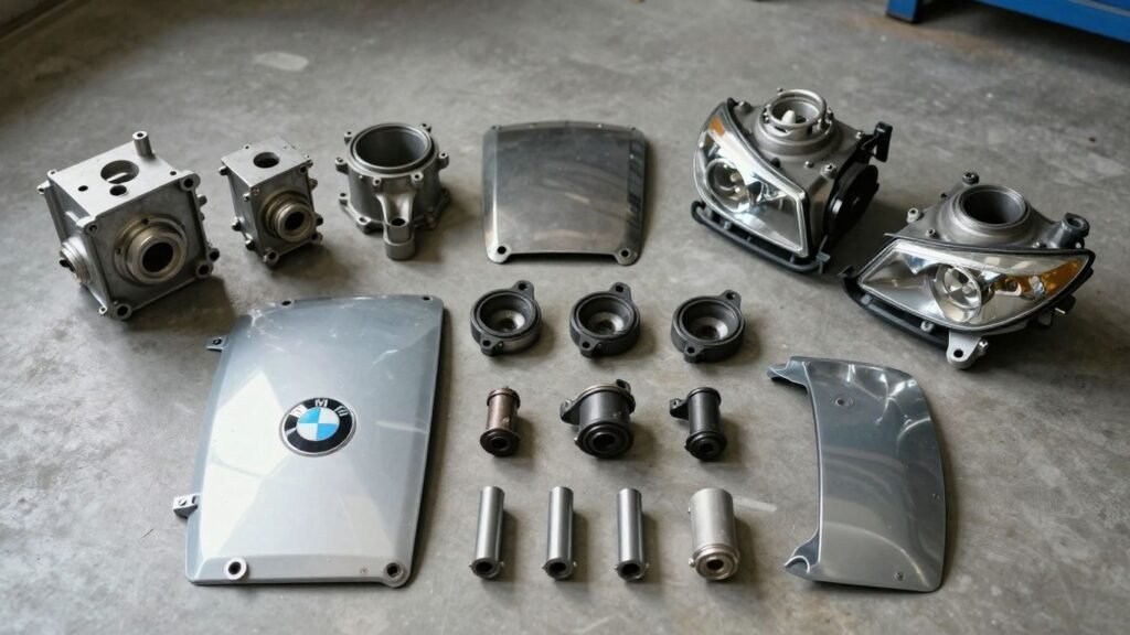 BMW spare parts collection from wreckers